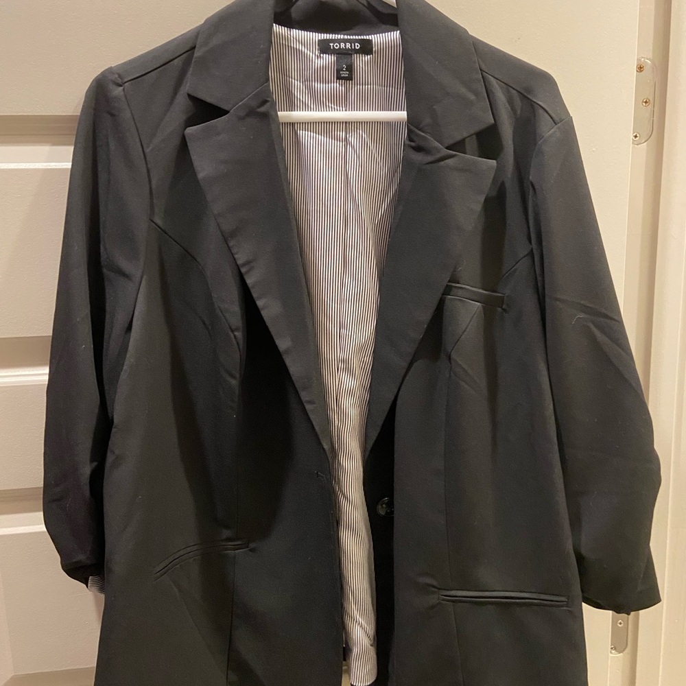 Torrid Women's Black Tailored Blazer